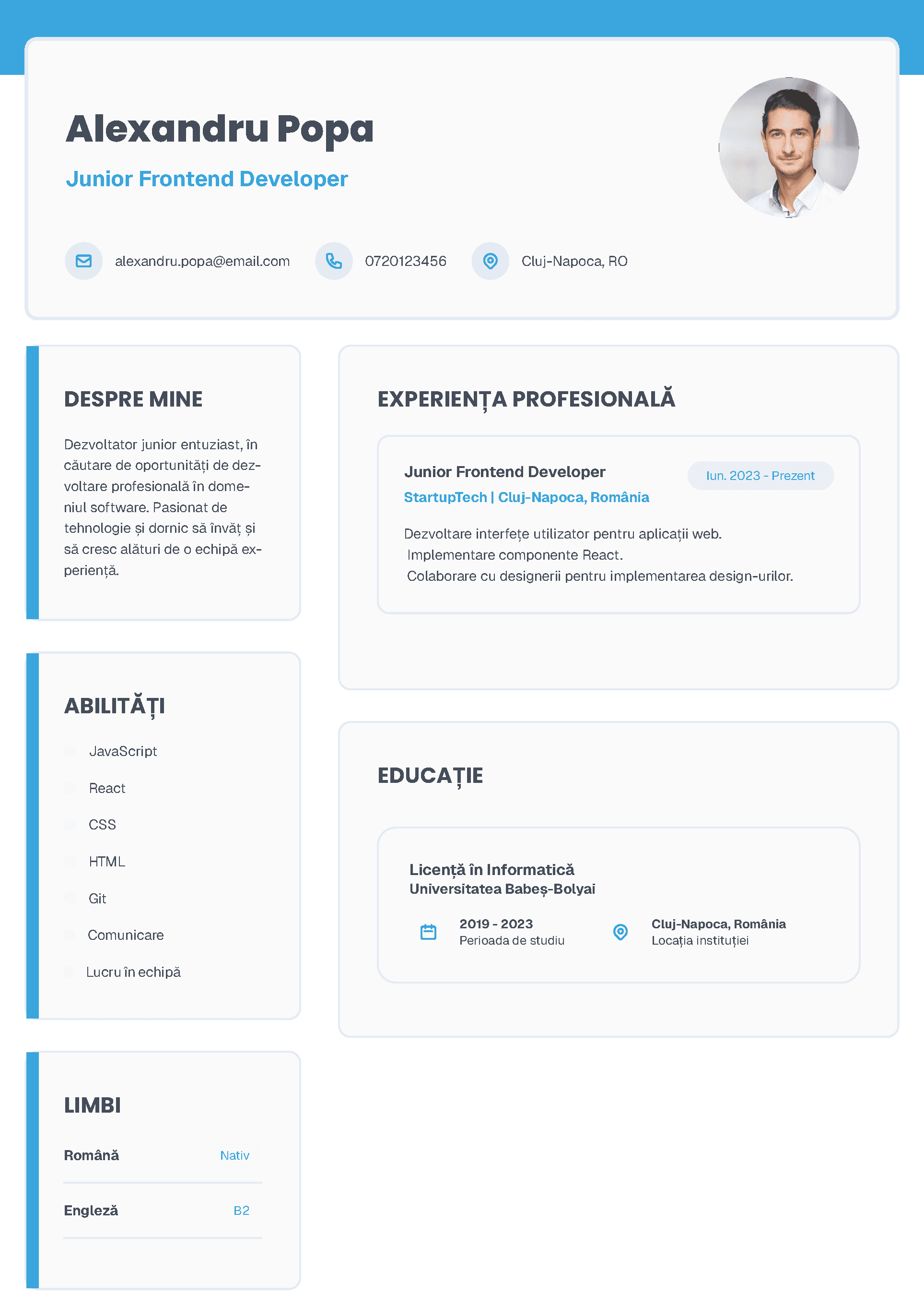 Vizual template preview